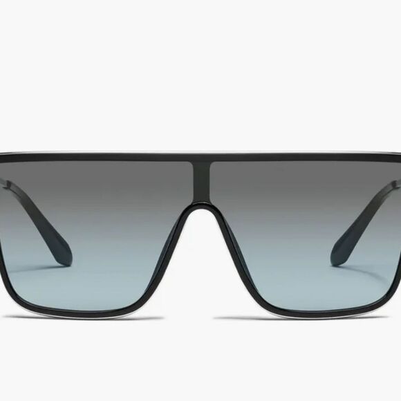 Quay Australia Nightfall Remixed Shield Flat Top Sunglasses main image 5